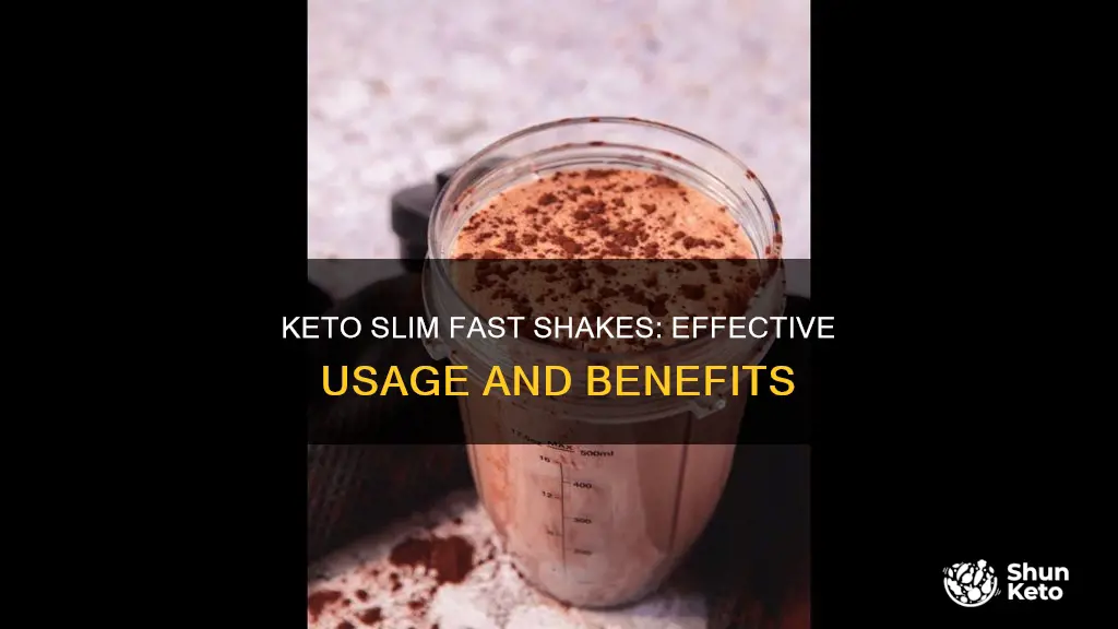 how to use keto slim fast shake