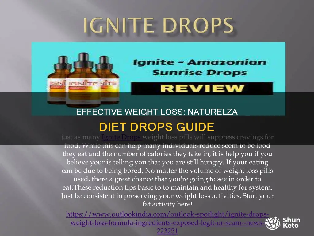 how to use naturelza diet drops