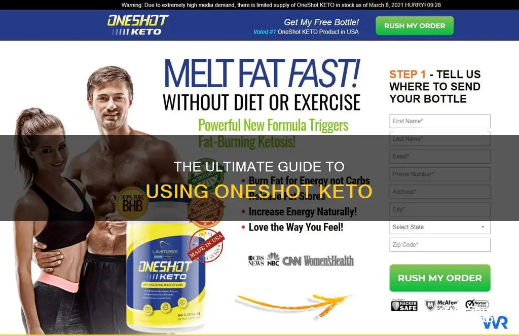 how to use oneshot keto