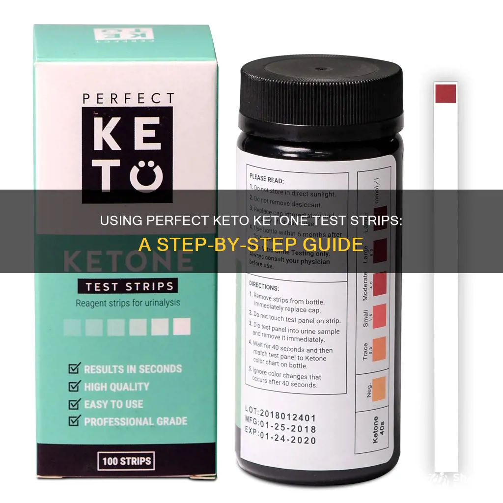 how to use perfect keto ketone test strips