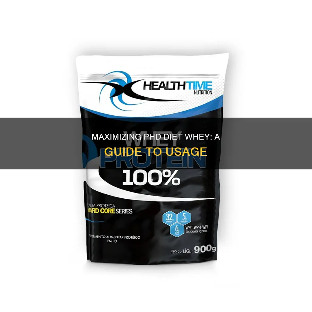 how to use phd diet whey