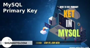 Using Primary Keys in MySQL: A Comprehensive Guide