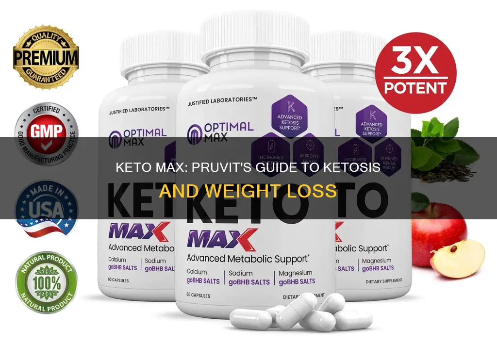 how to use pruvit keto max