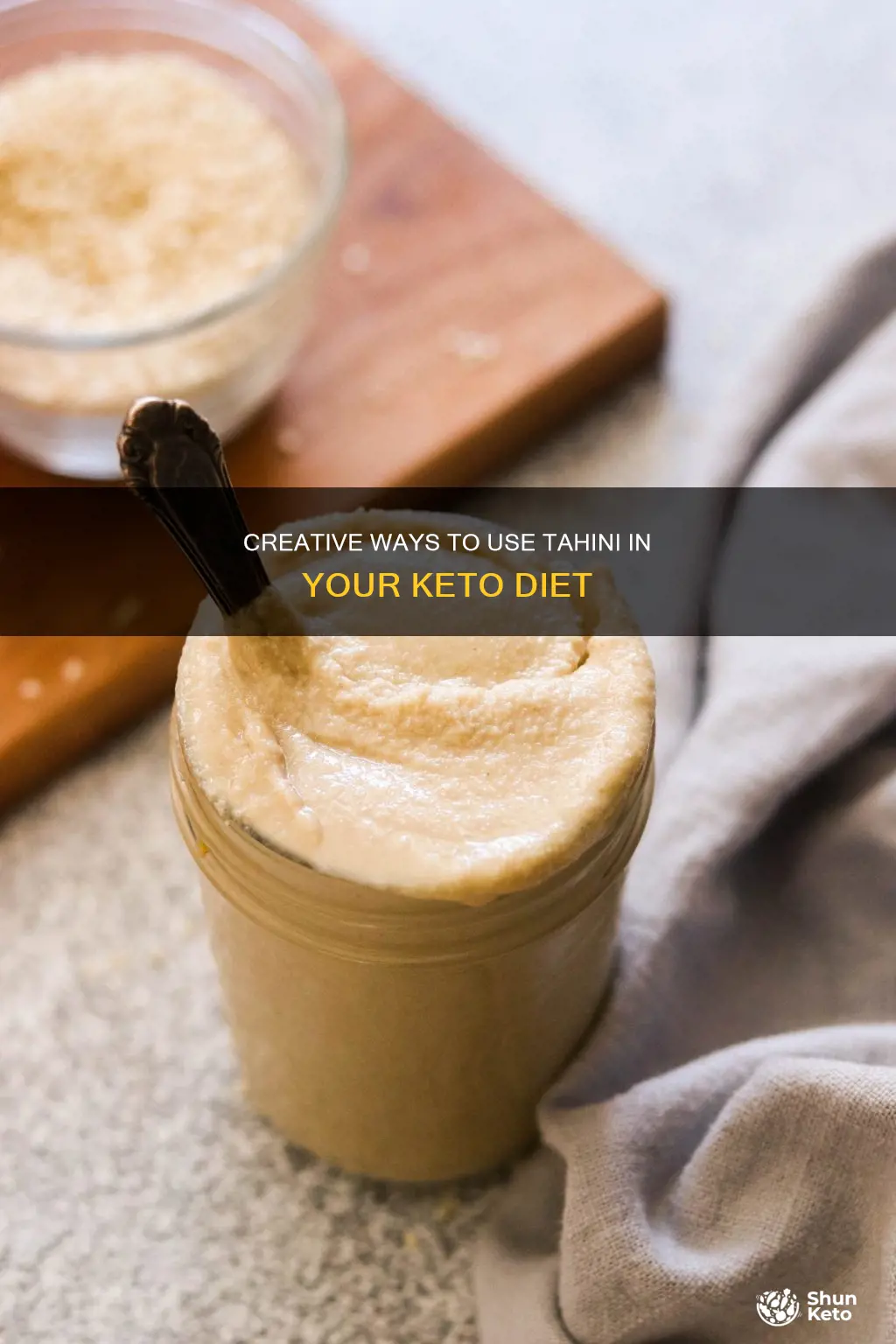 how to use tahini in keto