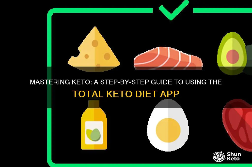 how to use total keto diet app
