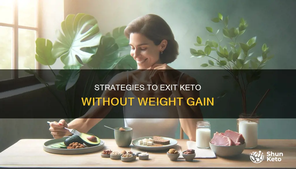 how to wean off keto and not gain weight