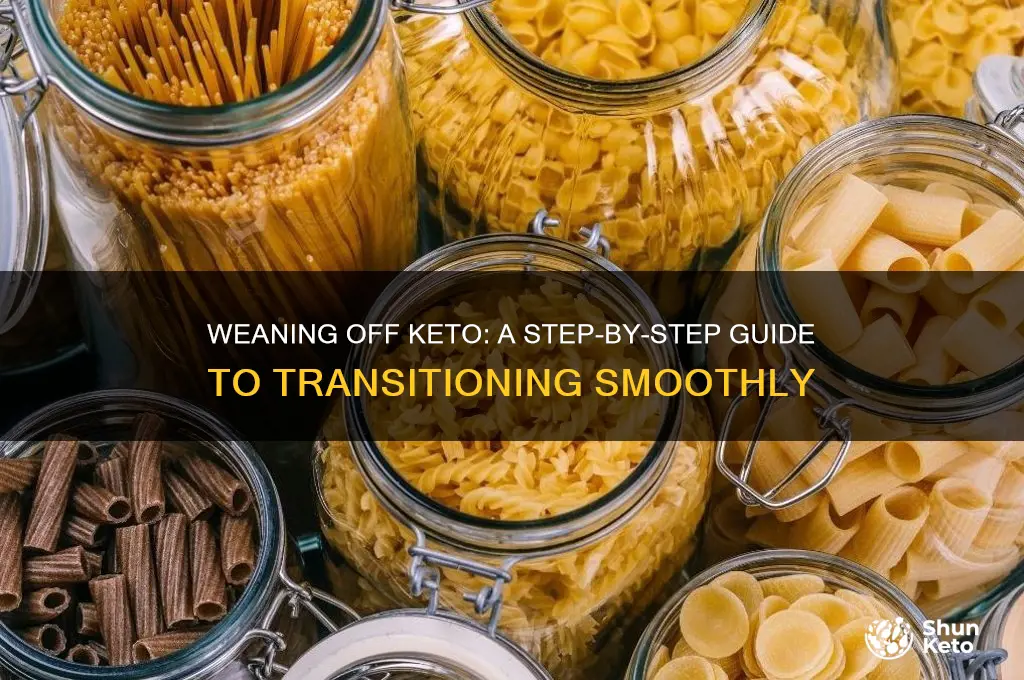 how to wean off keto diet