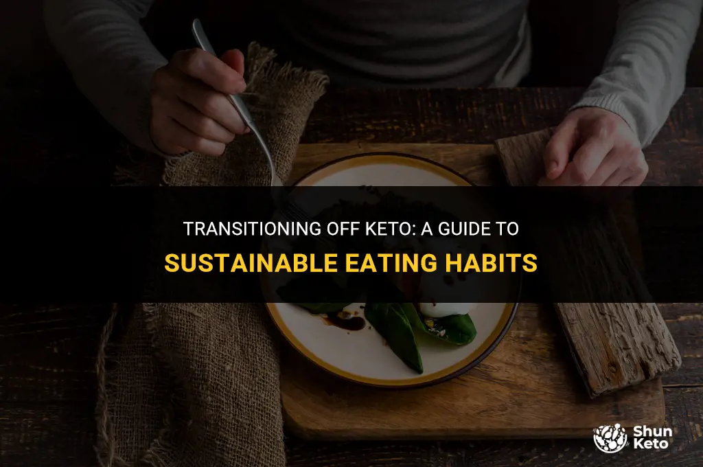 how to wean off keto