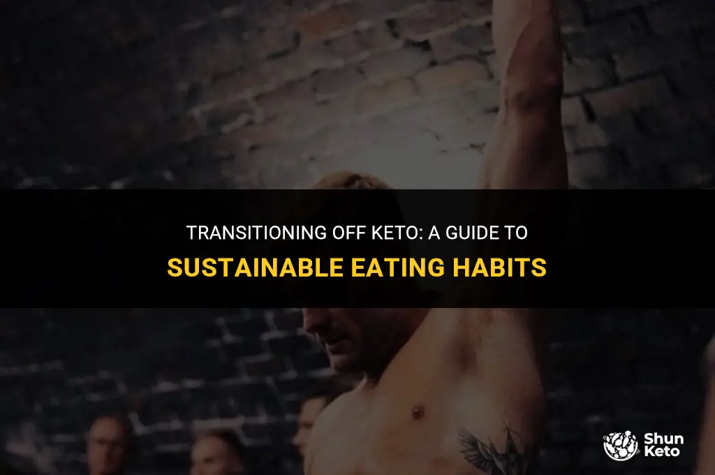 how to ween off keto