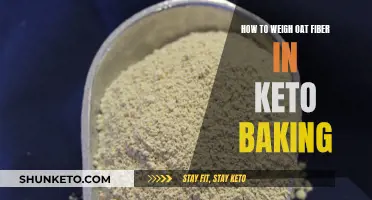 Mastering Keto Baking: The Art of Weighing Oat Fiber