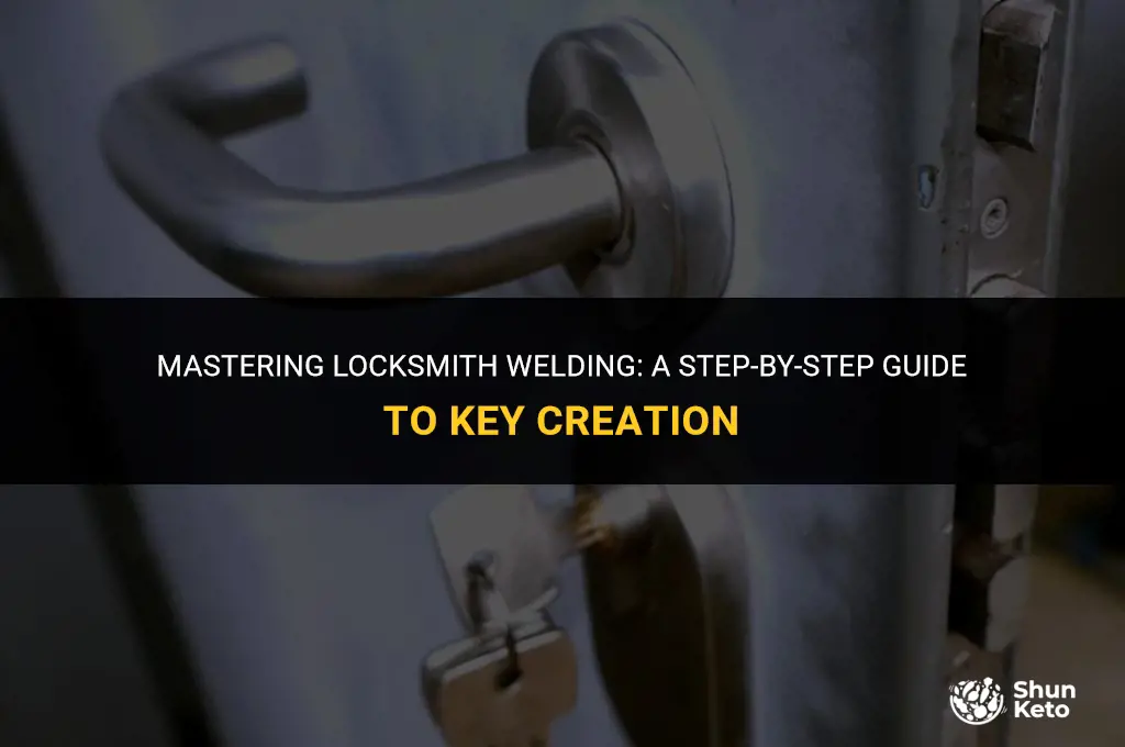 how to weld out a lock smith ket