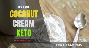 Whipping Coconut Cream for Keto: A Step-by-Step Guide