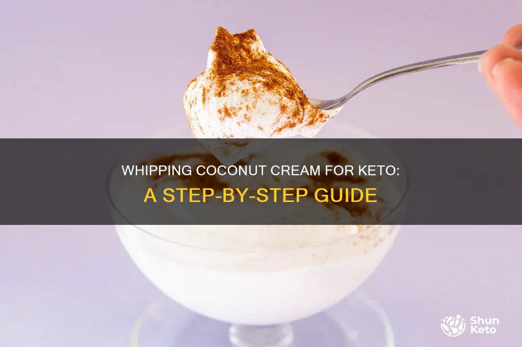 how to whip coconut cream keto