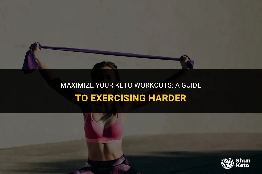 how to workout hwrd on keto