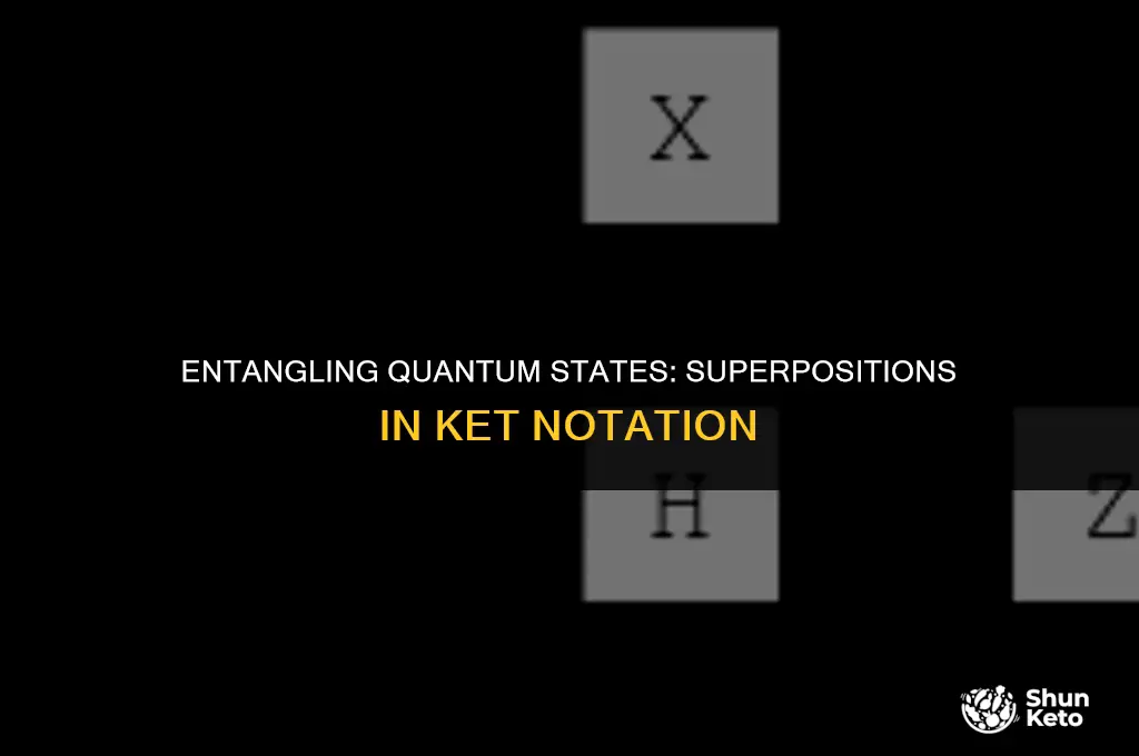how to write kets as superpositions of other kets