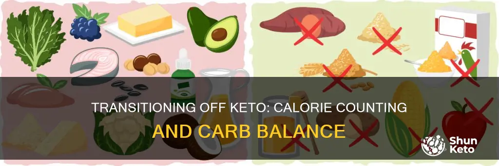 how transition from too low calories on keto