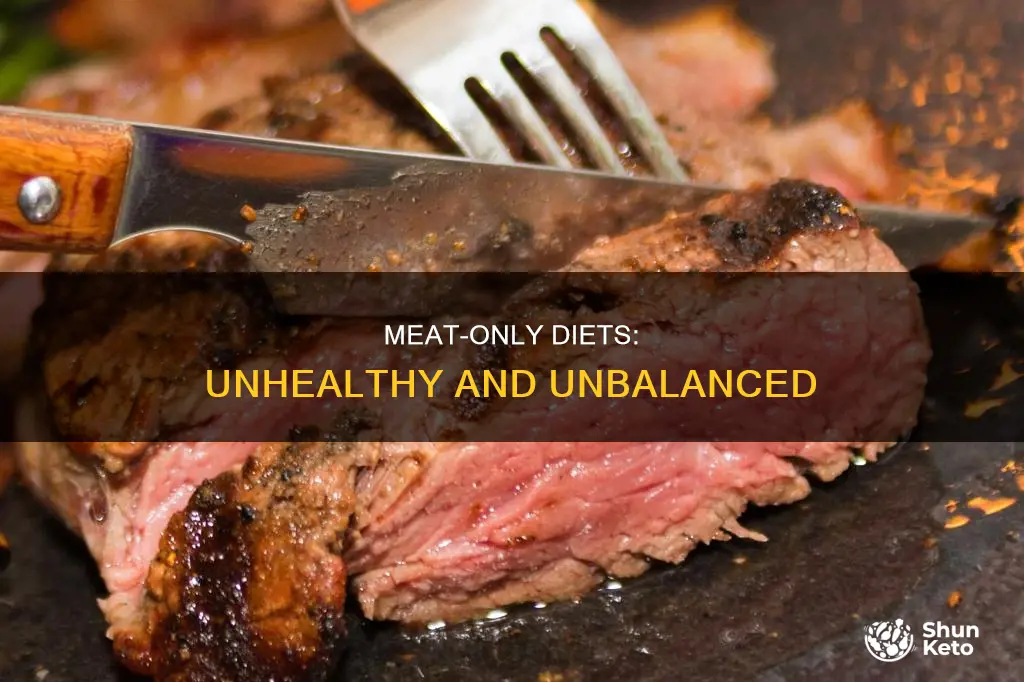 how unhealthy is a carnivorous diet
