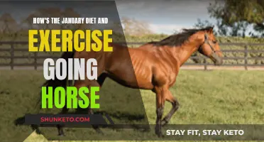 Diet and Exercise: Horses and Healthy Habits in January