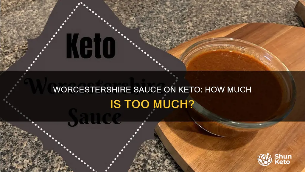 is 1 tsp worcestershire sauce keto