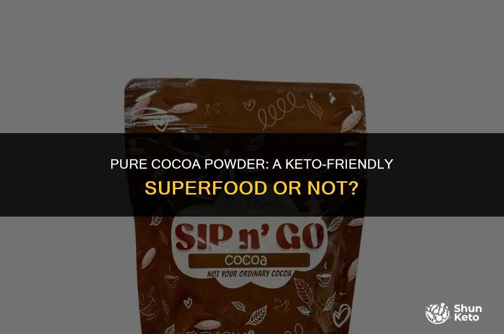 is 100 cocoa powder keto