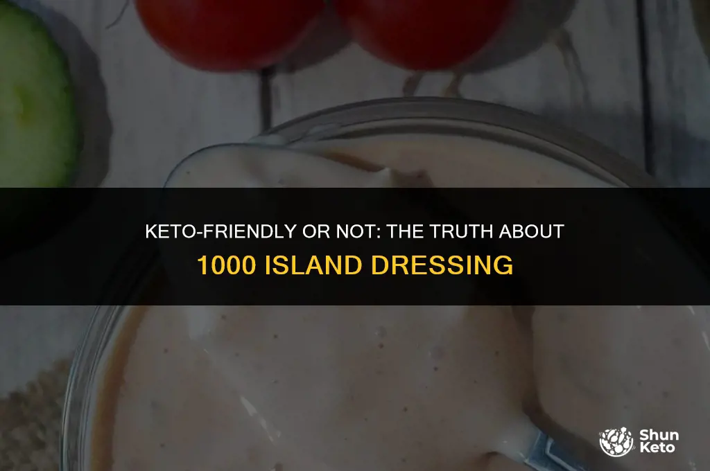 is 1000 island dressing keto