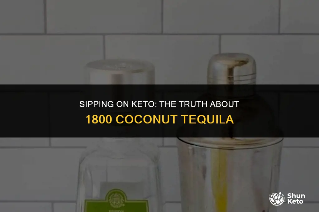 is 1800 coconut tequila keto