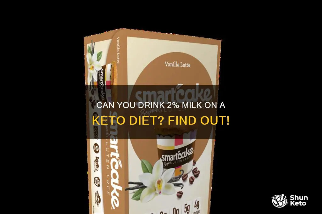 is 2 milk allowed on keto diet