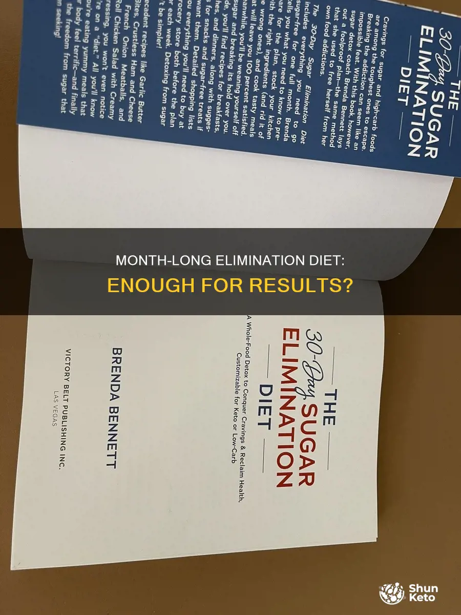 is 30 days enough for ellimination diet