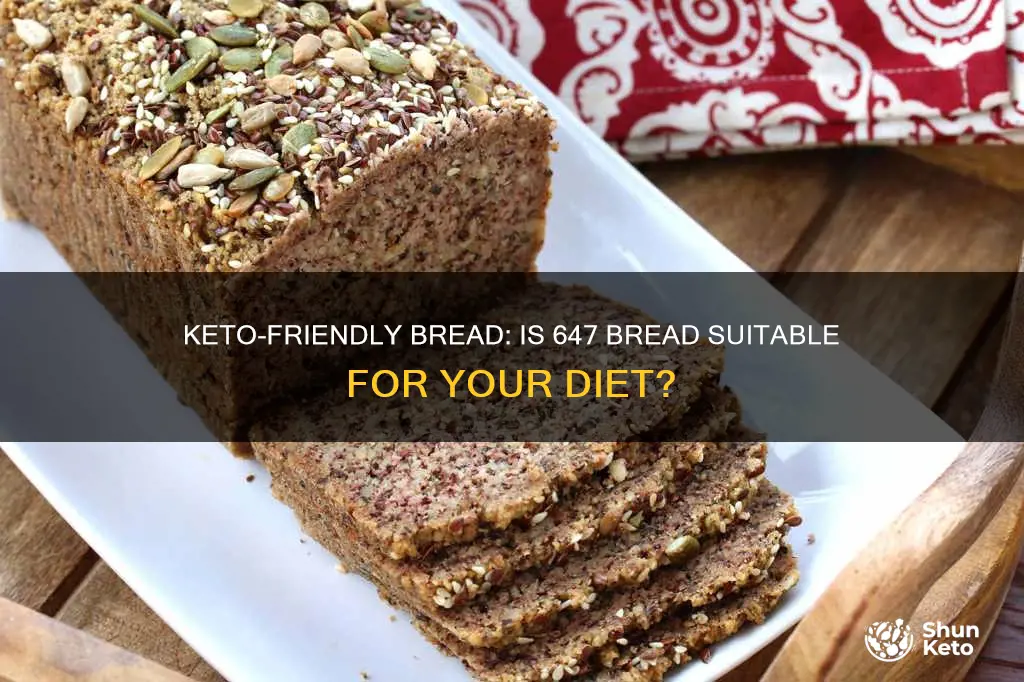 is 647 bread keto