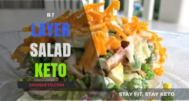 Keto-Friendly 7-Layer Salad: A Colorful Low-Carb Delight