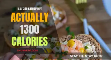 The Myth of 1300 Calorie Diets: Are They Really 1300 Calories?