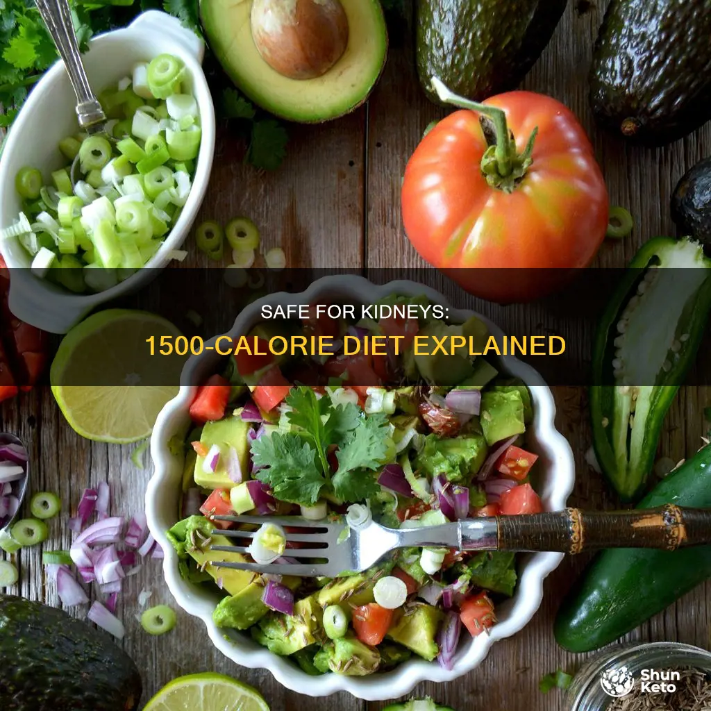 is a 1500 calorie diet safe for kidneys