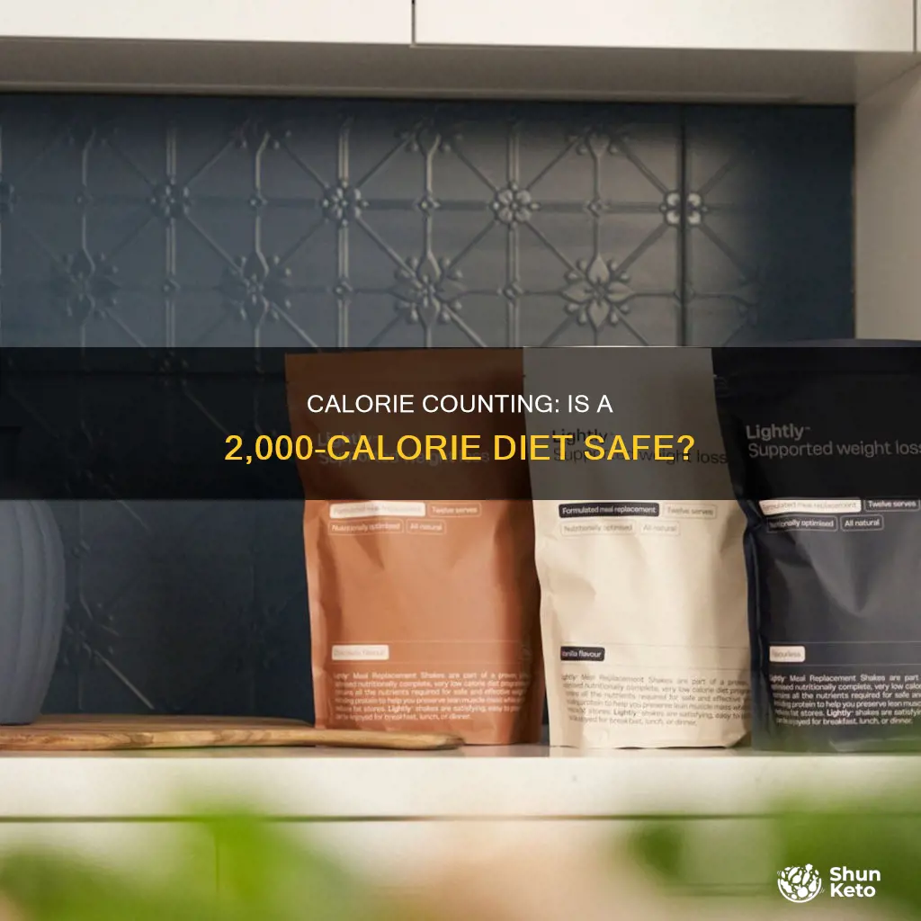 is a 2000 calorie diet safe