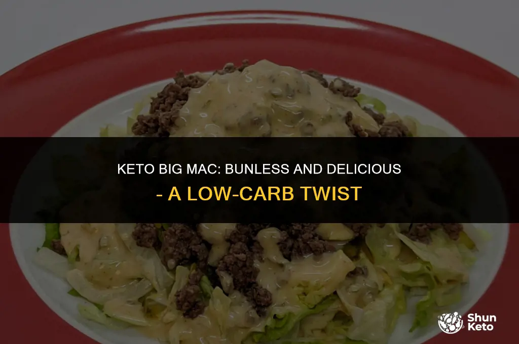 is a big mac with no bun keto
