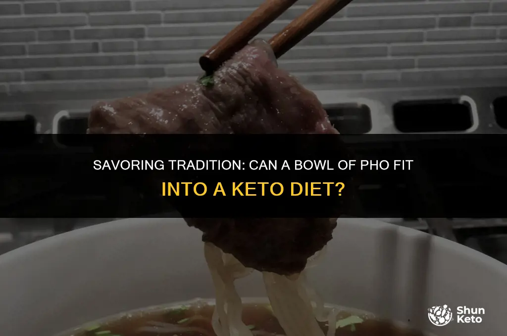 is a bowl of pho keto