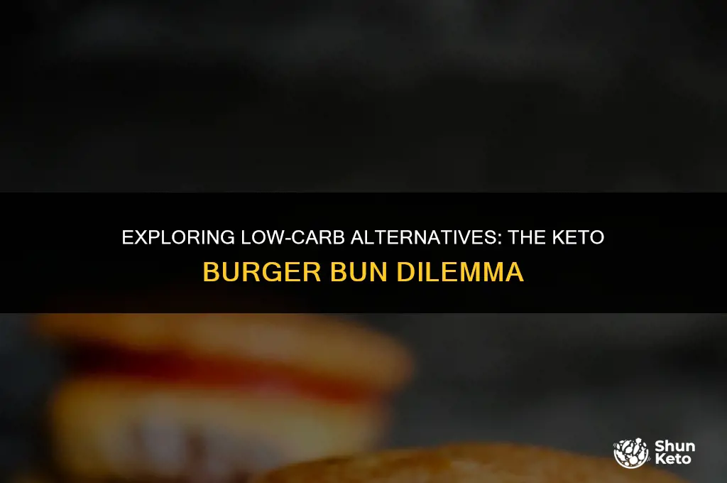 is a burger without bun keto