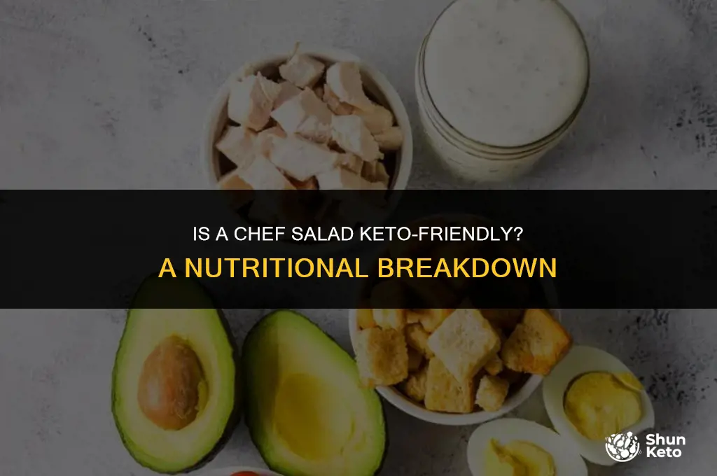 is a chef salad keto
