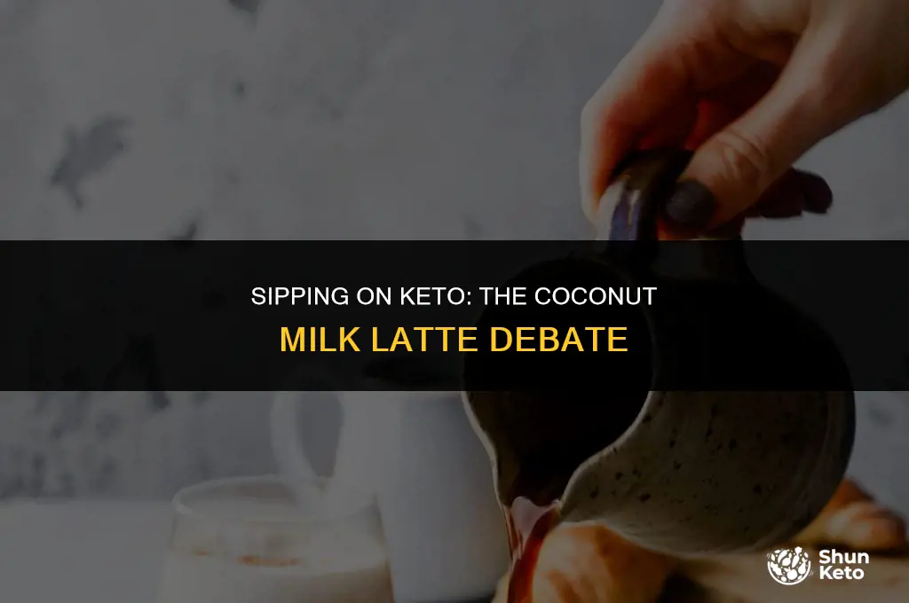 is a coconut milk latte keto