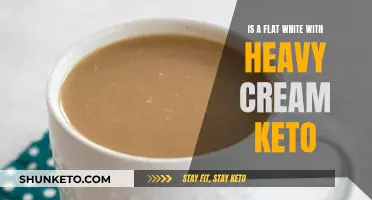 Keto Flat White: Heavy Cream, No Guilt