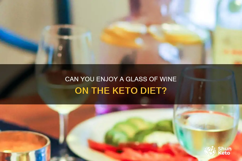 is a glass of wine ok on keto diet