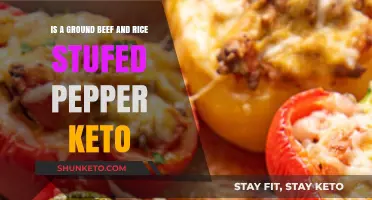 Keto Delight: Ground Beef and Rice Stuffed Peppers Unveiled