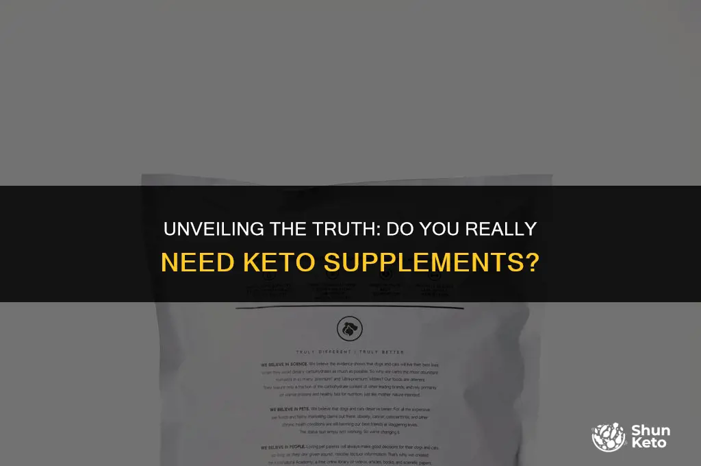 is a keto supplement needed
