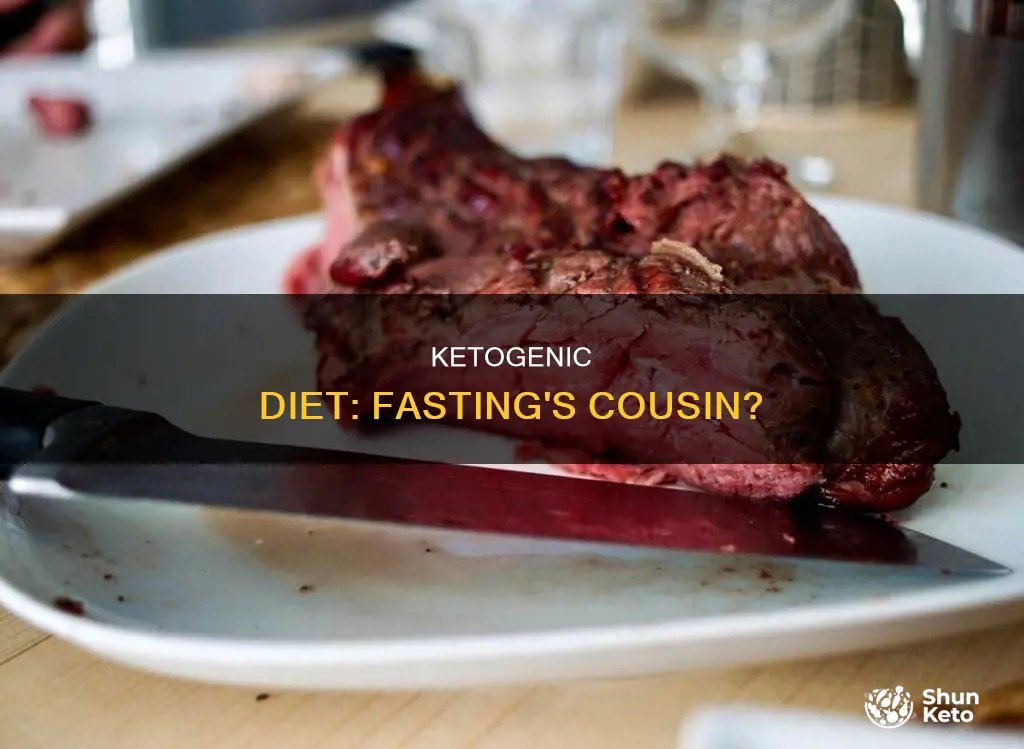 is a ketogenic diet sililar to fasting