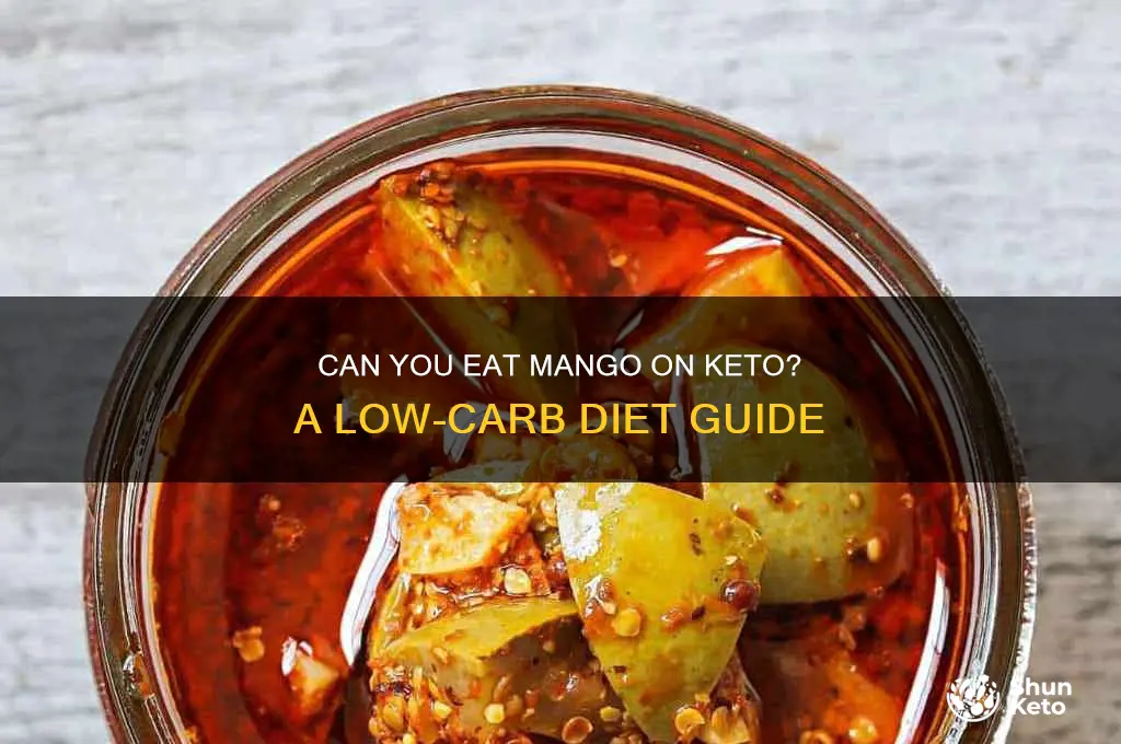 is a mango ok with the keto diet