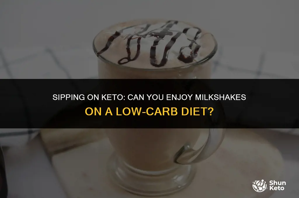 is a milkshake keto