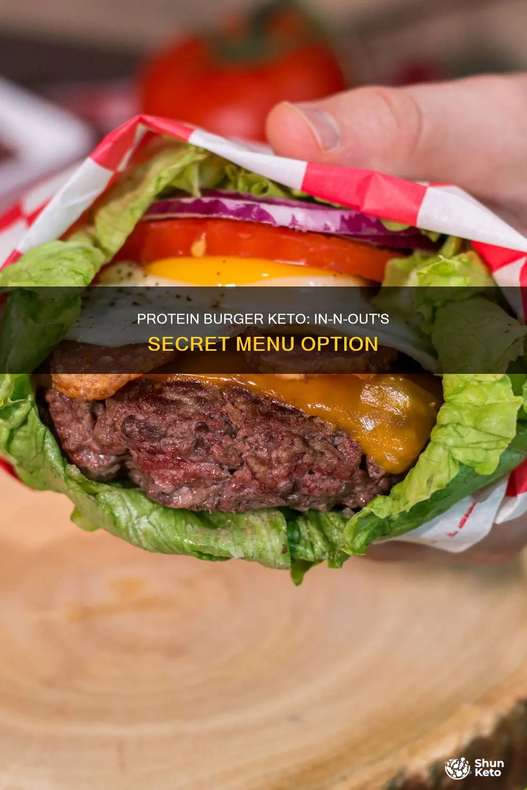 is a protein burger from in n out keto