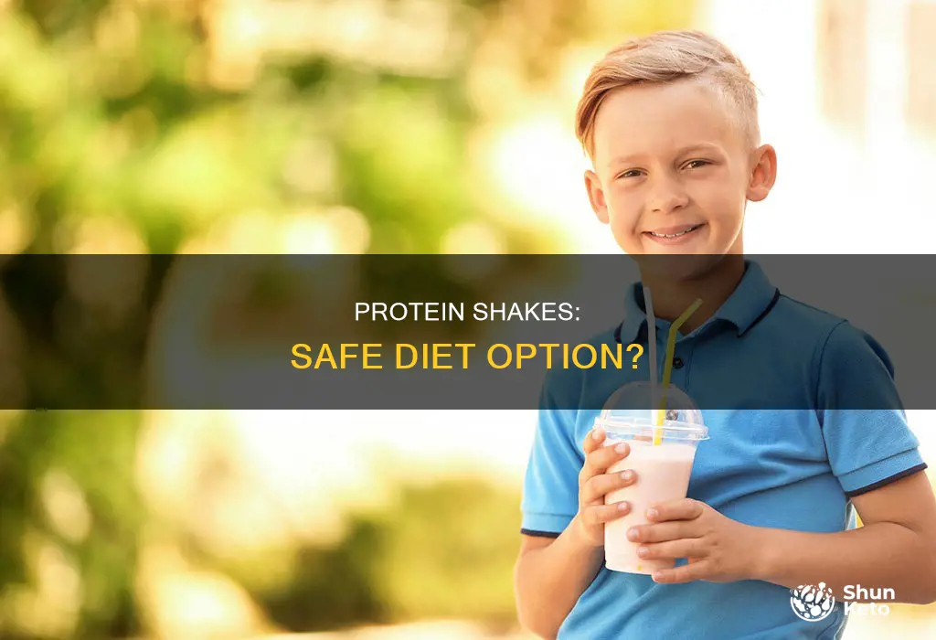 is a protein diet of shakes safe