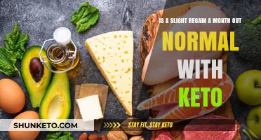 Is a Slight Regain a Month Out Normal with Keto?