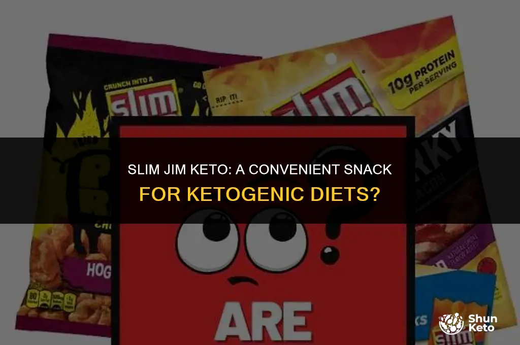 is a slim jim keto