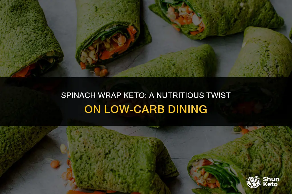 is a spinach wrap keto